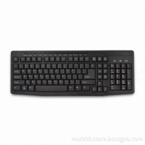 Multimedia Keyboard with Sensitive Feedback, Ergonomics Design and 10 Million Key Strokes Lifespan